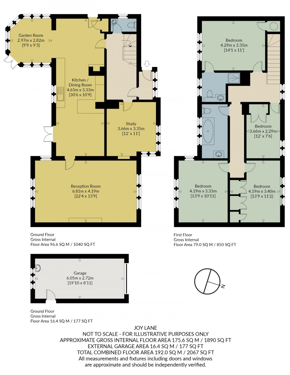 Floorplan for Joy Lane, Whitstable