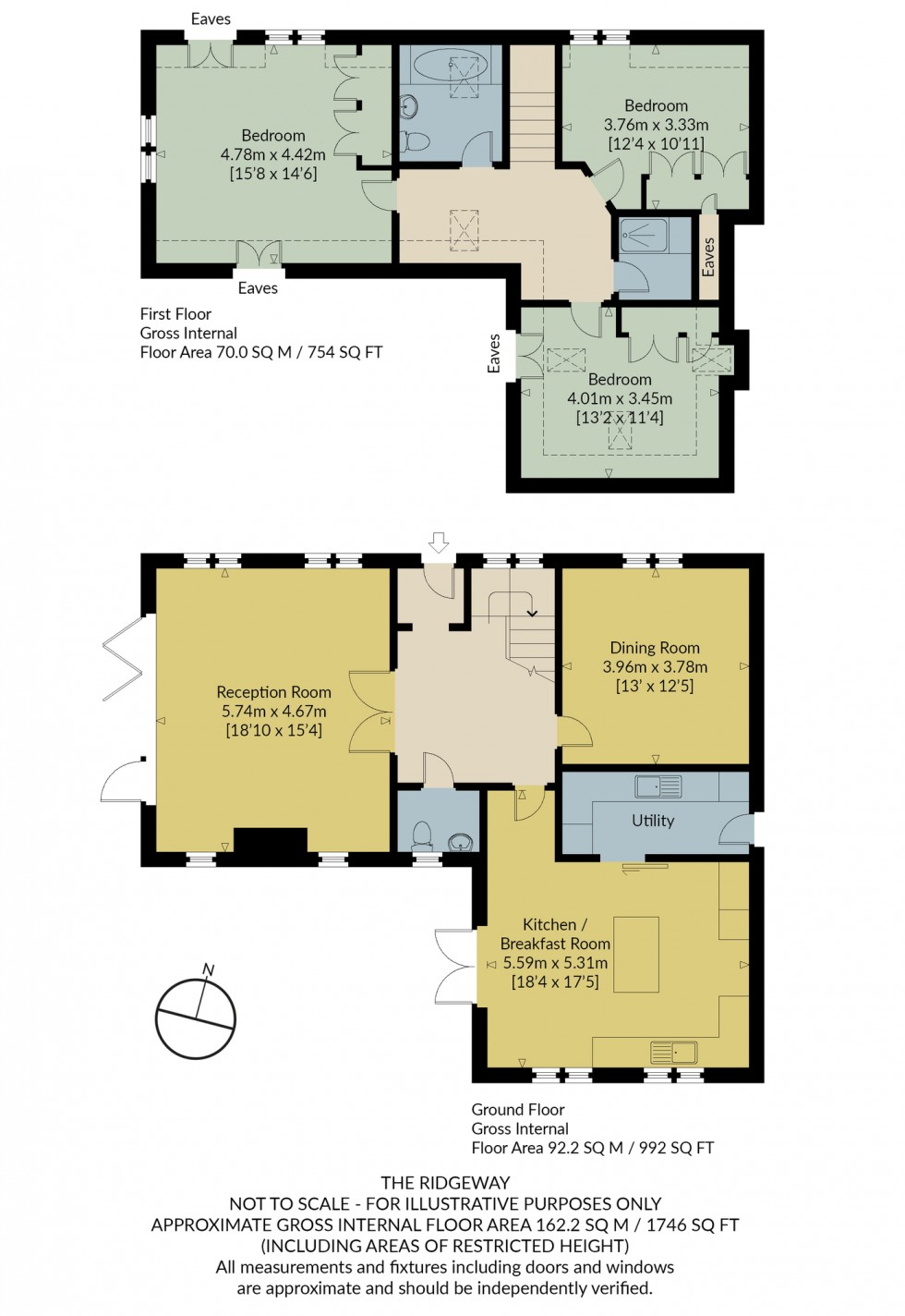 Floorplan for Ridgeway, Whitstable