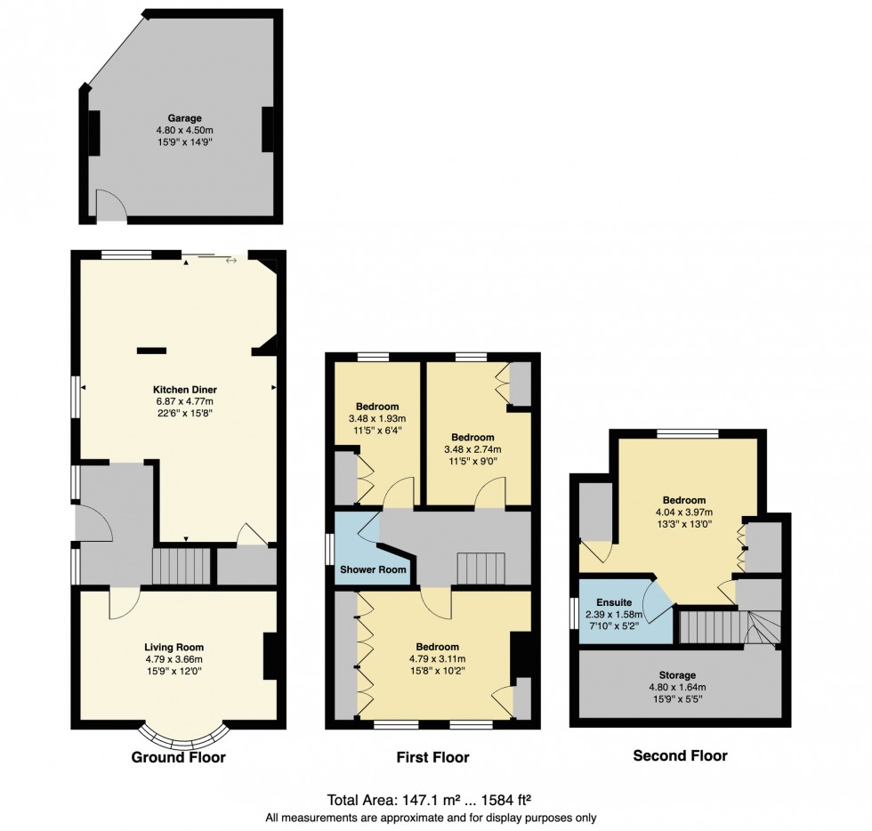 Floorplan for Pier Avenue, Tankerton