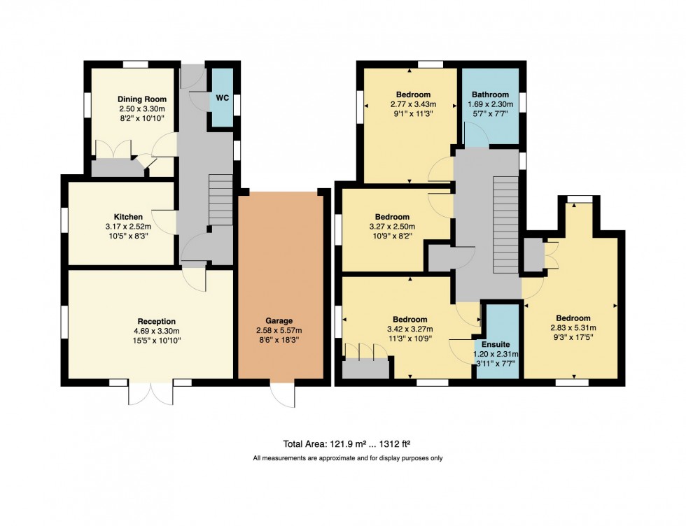 Floorplan for Tradewinds, Whitstable