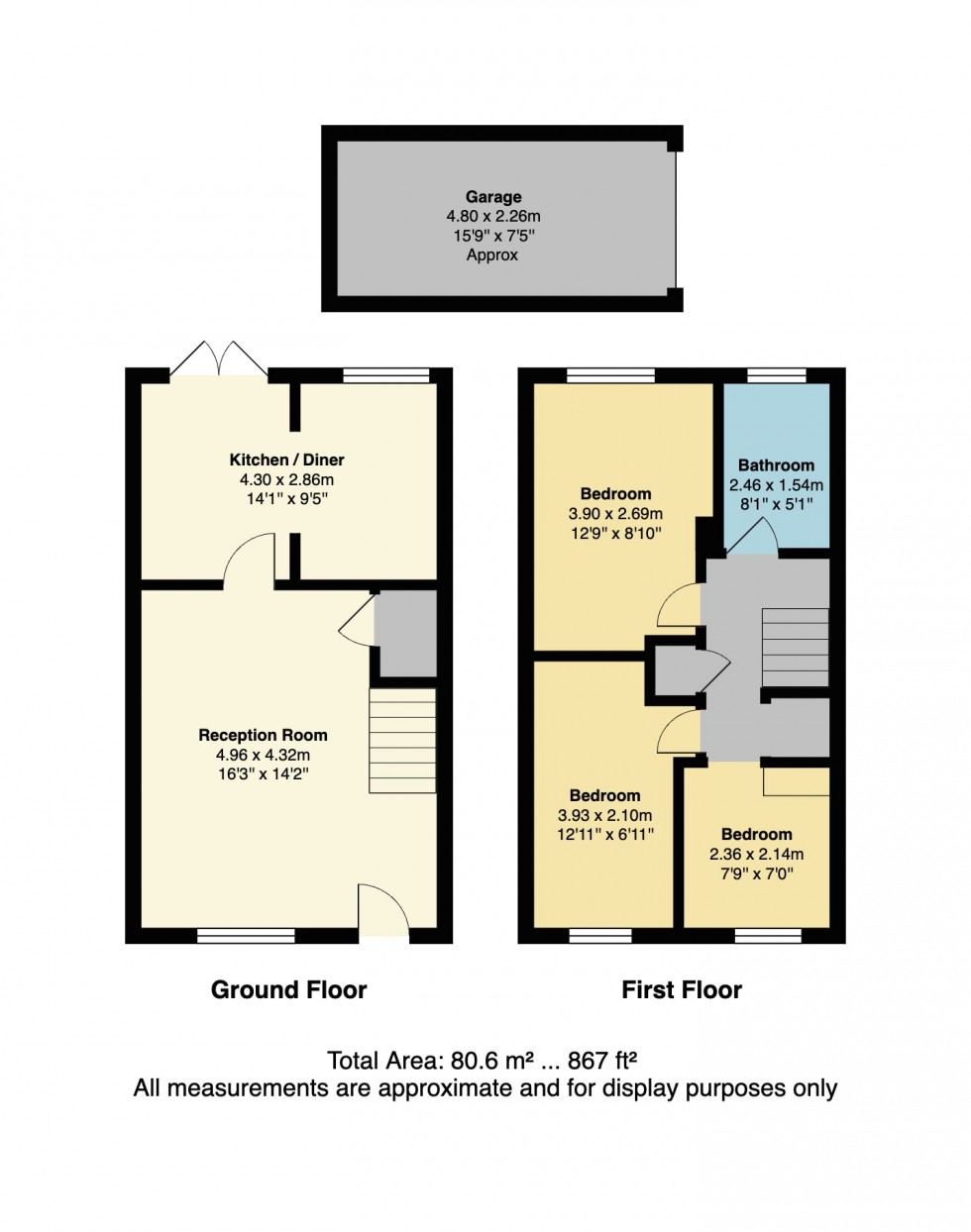 Floorplan for Richmond Road, Whitstable