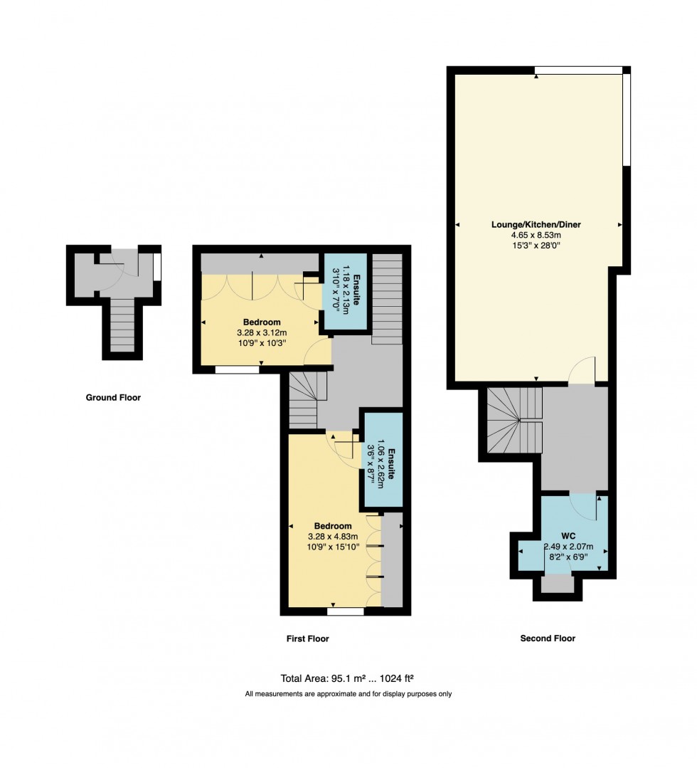 Floorplan for West cliff, Whitstable