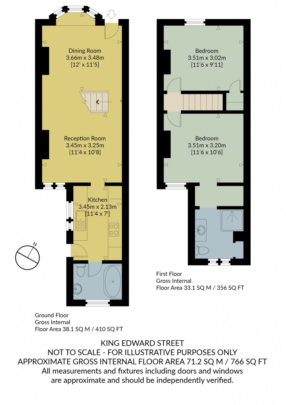 Floorplan for King Edward Street, Whitstable, Kent