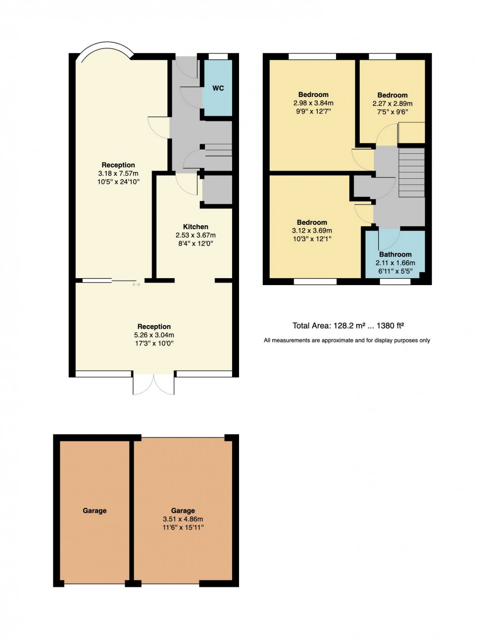 Floorplan for Goldcrest Walk, Whitstable