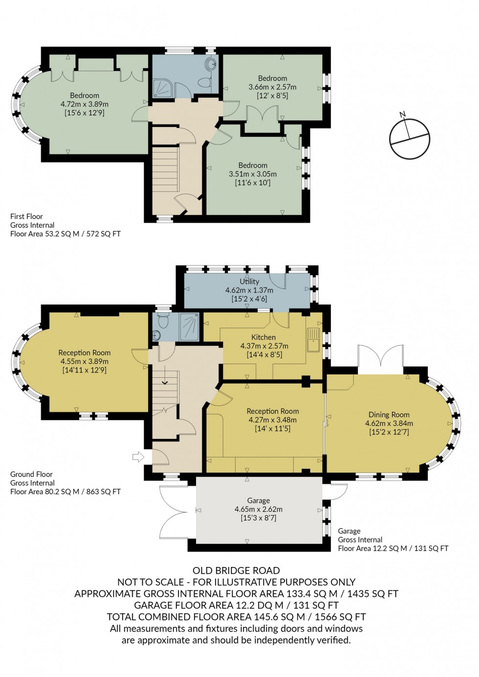 Floorplan for Old Bridge Road, Whitstable