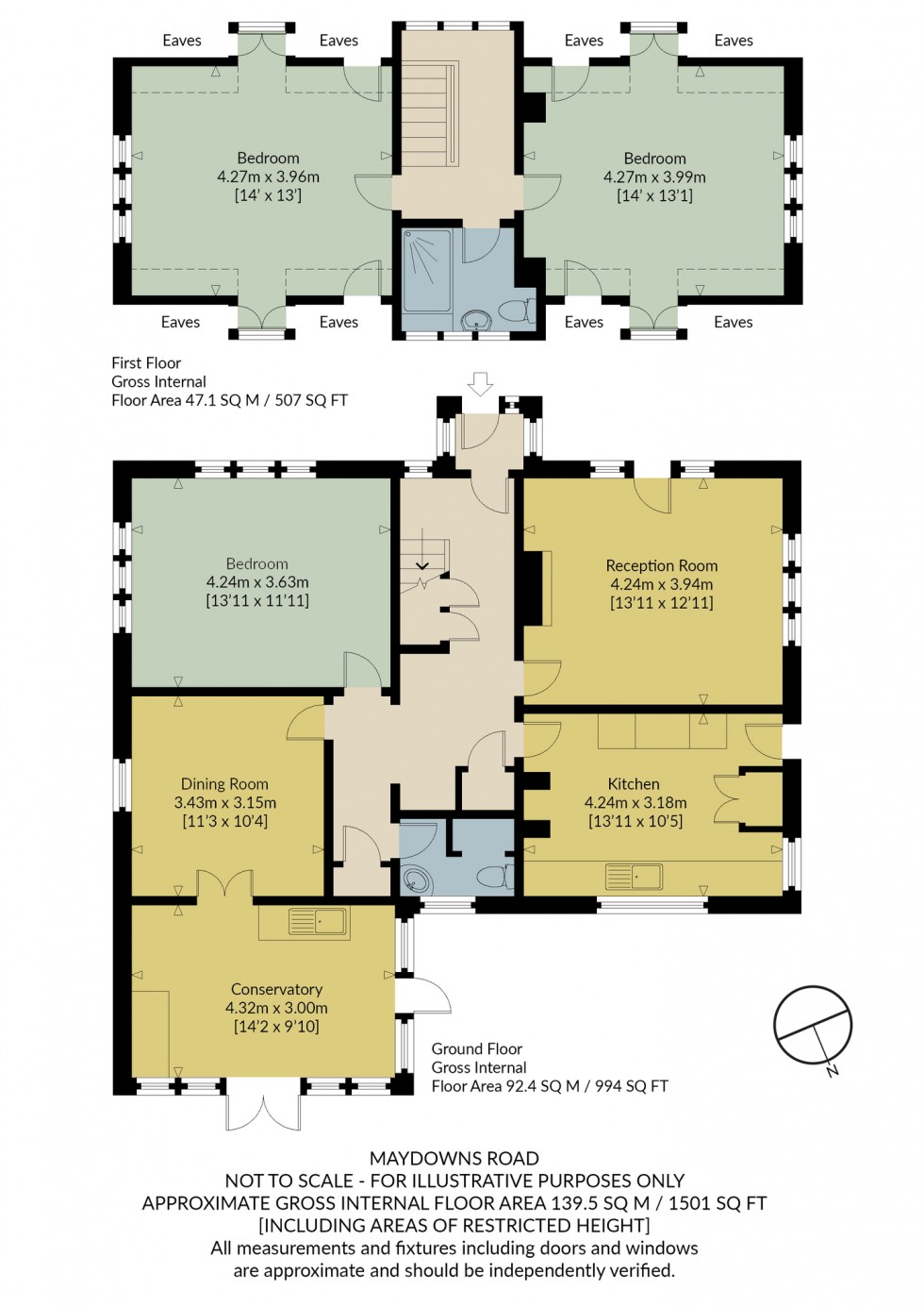 Floorplan for Maydowns Road, Chestfield