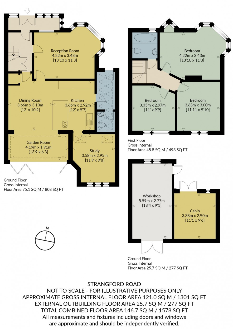 Floorplan for Strangford Road, Whitstable