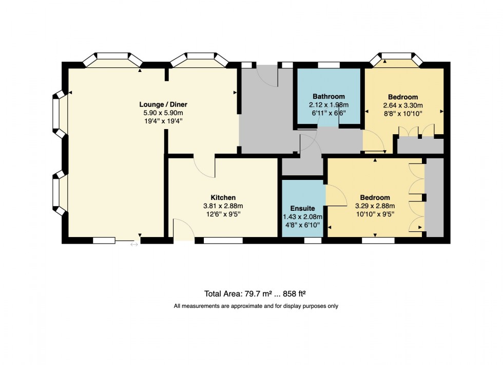 Floorplan for Beach Court Park, Whitstable