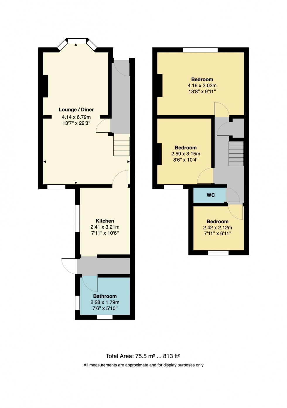 Floorplan for Nelson Road, Whitstable, Kent