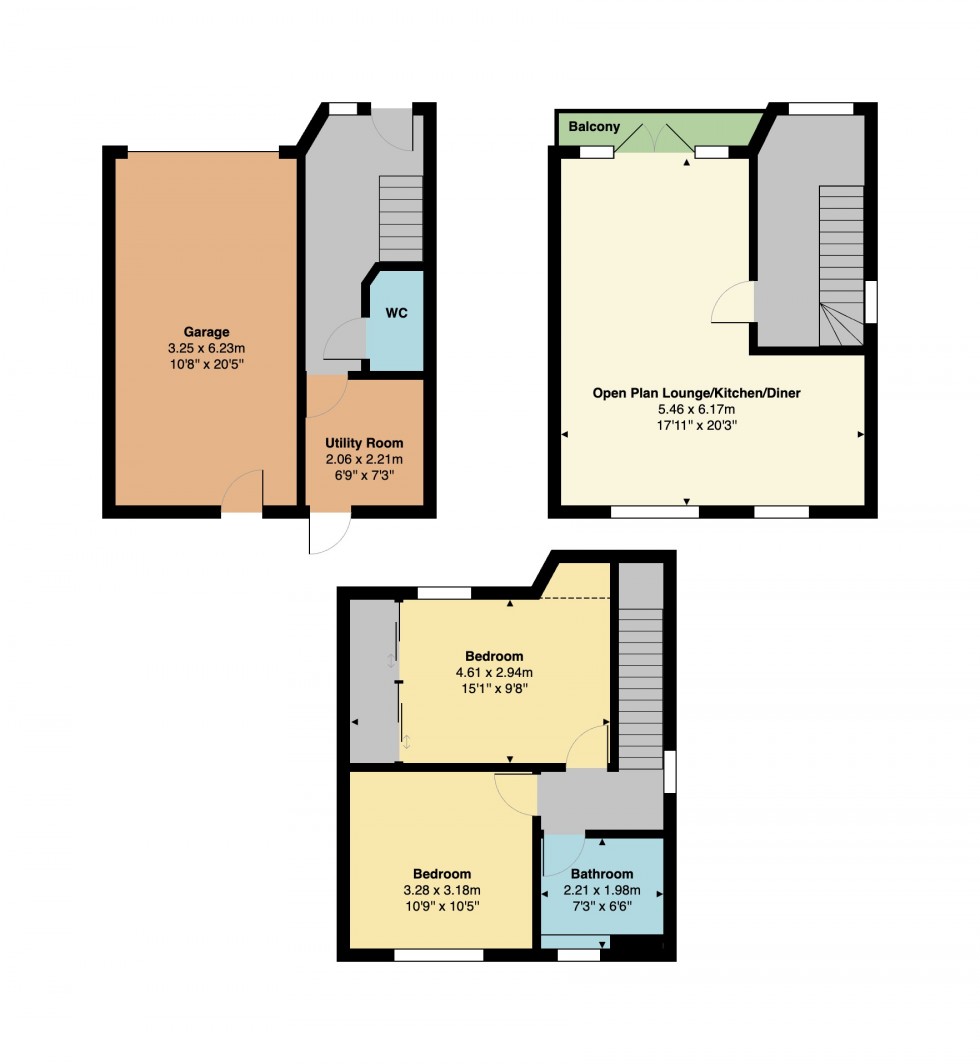 Floorplan for Barton Mews, Whitstable