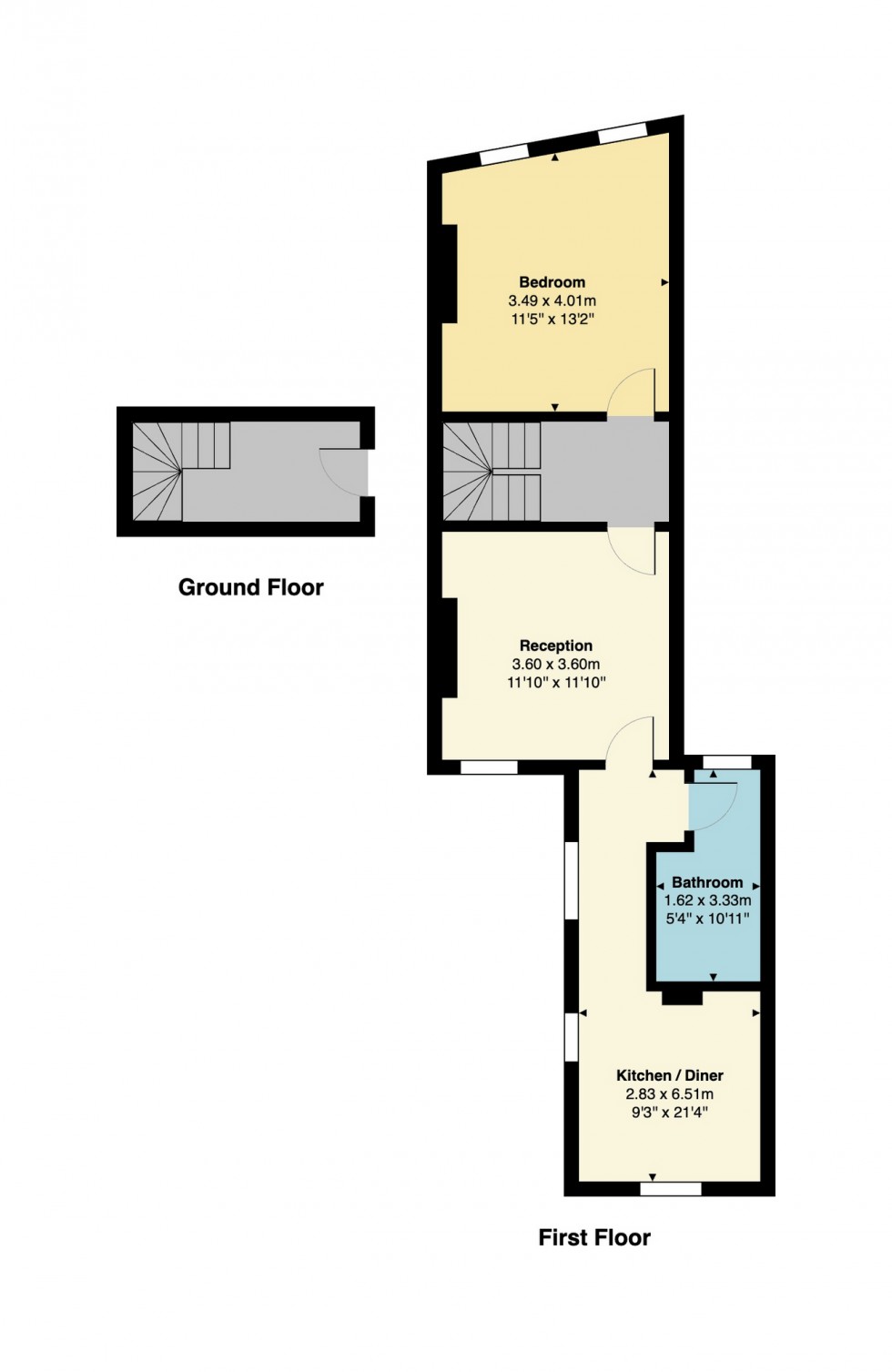 Floorplan for West Cliff, Whitstable, Kent