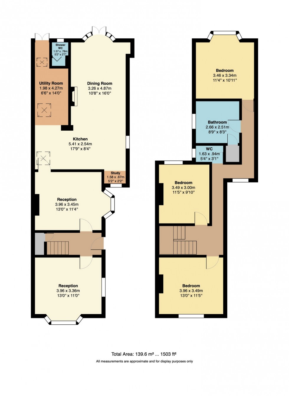 Floorplan for Gladstone Road, Whitstable