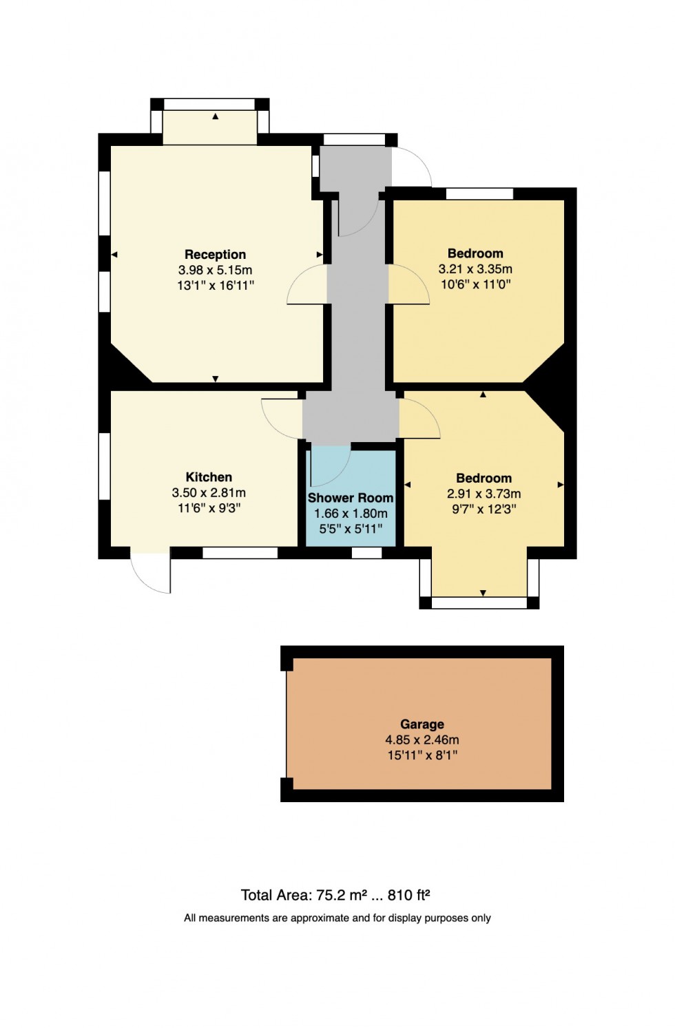 Floorplan for St. Swithins Road, Whitstable