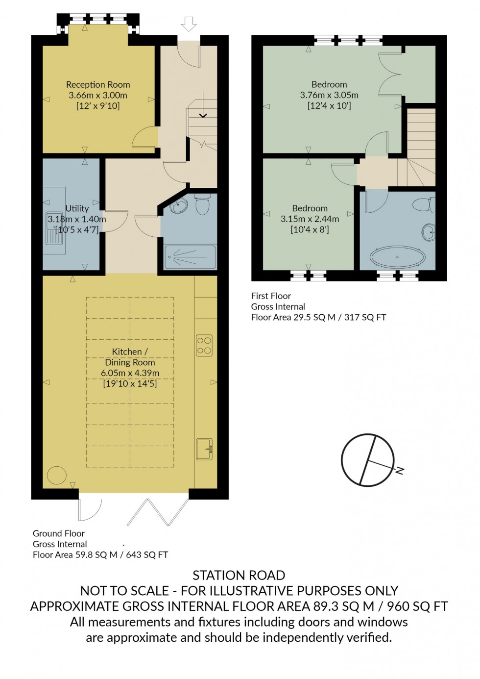 Floorplan for Station Road, Whitstable, Kent