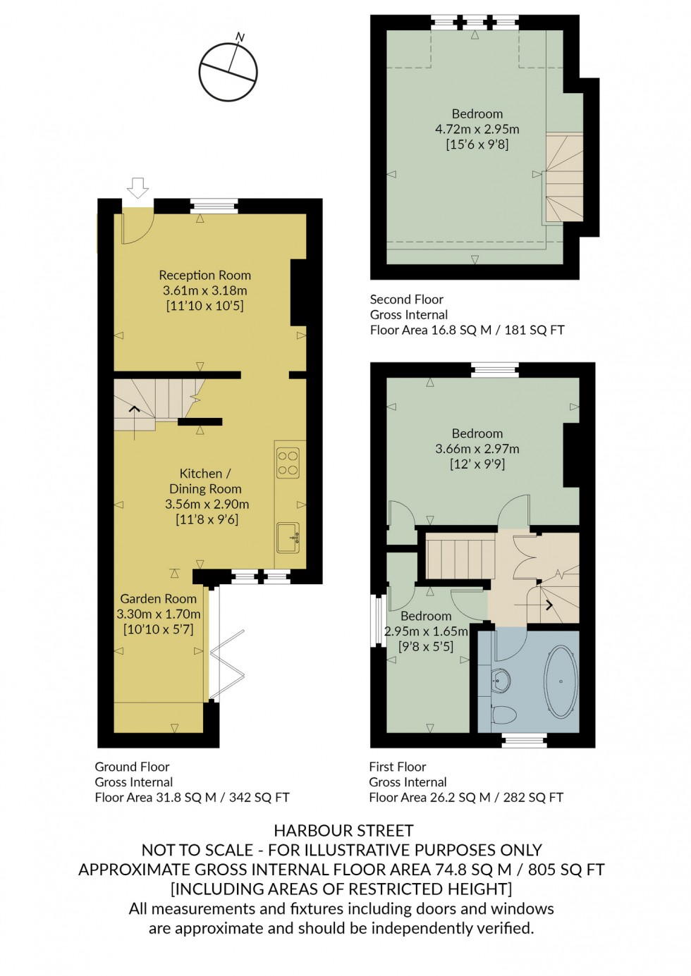 Floorplan for Harbour Street, Whitstable, Kent