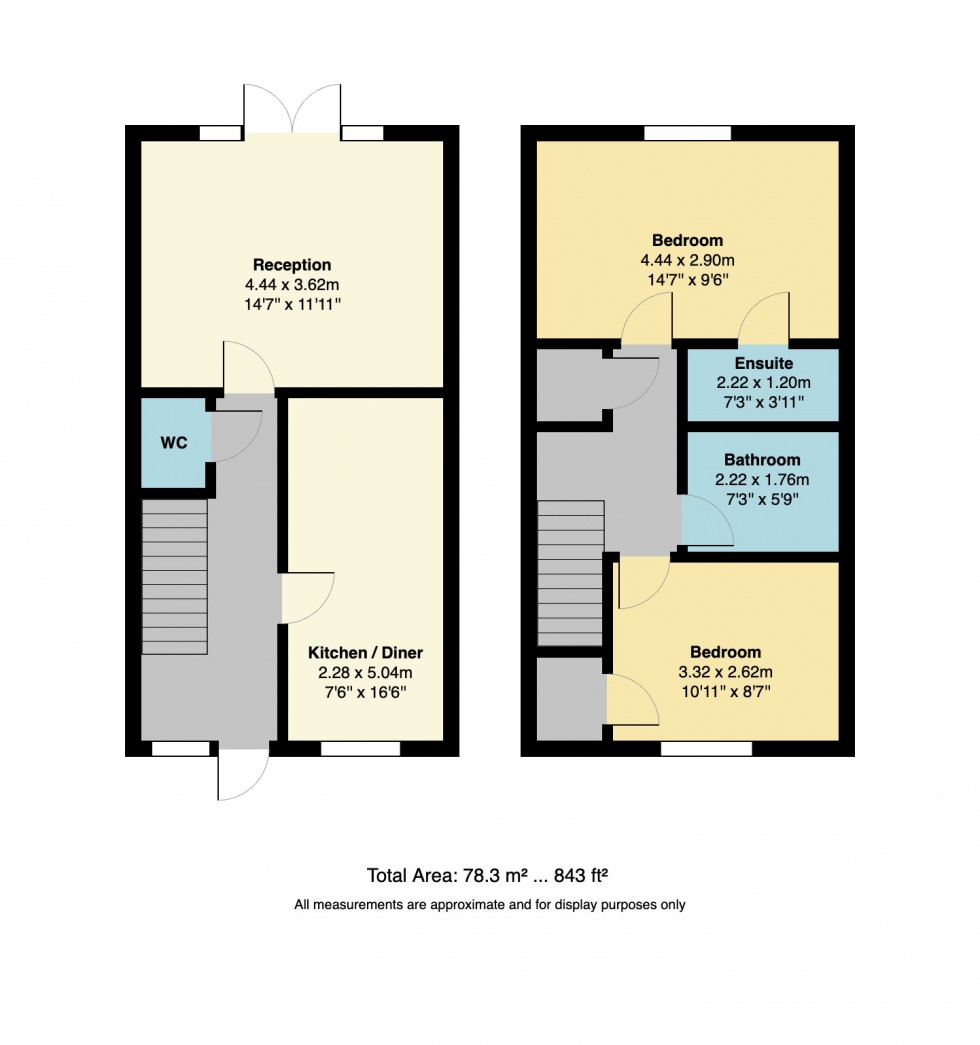 Floorplan for Wicketts End, Whitstable