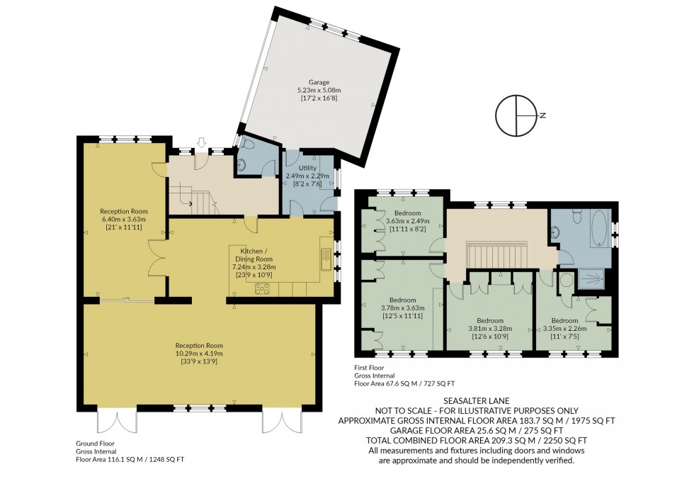 Floorplan for Seasalter Lane, Seasalter, Whitstable