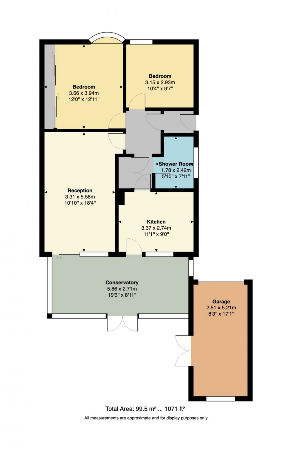 Floorplan for Virginia Road, Whitstable