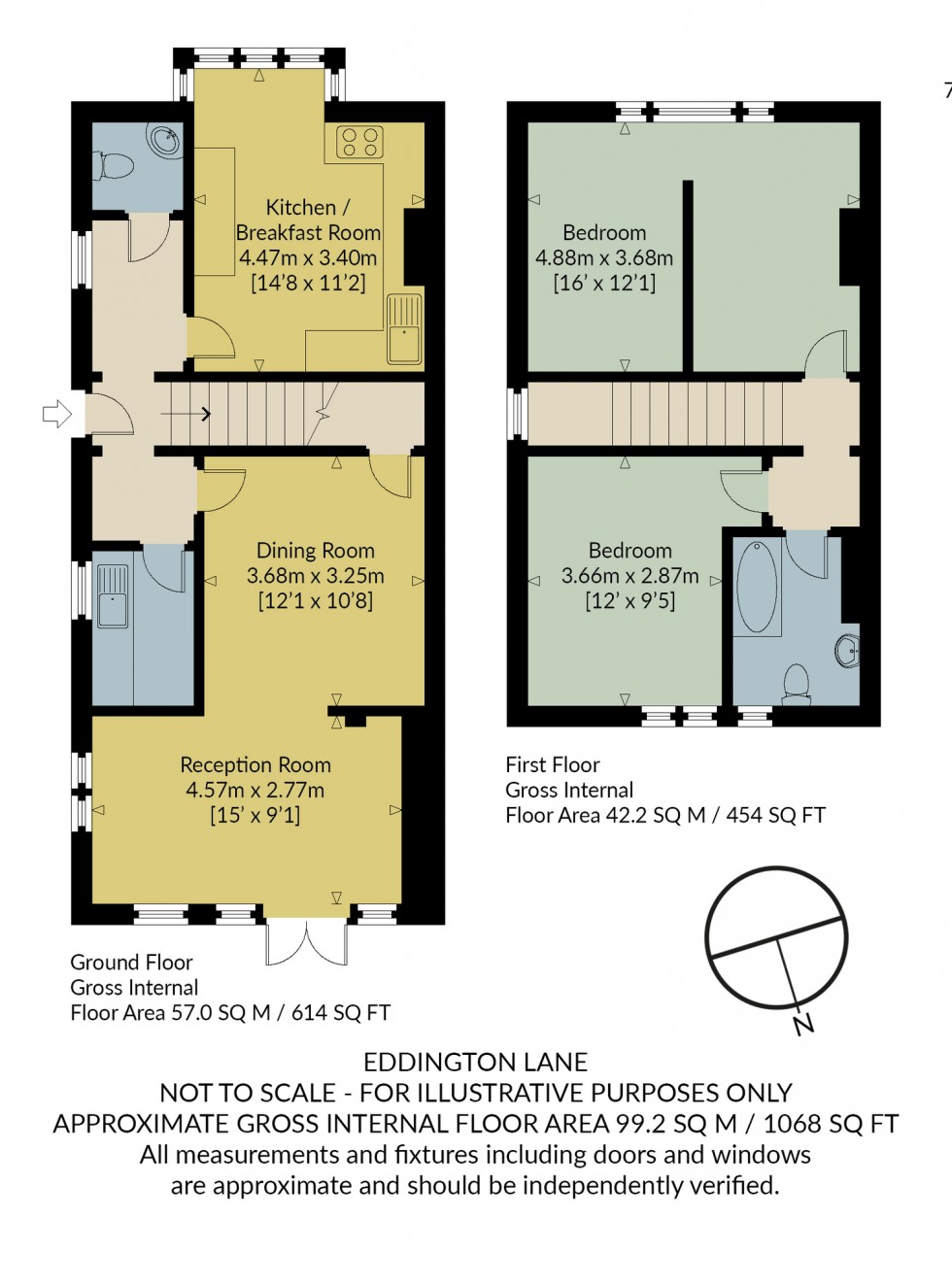 Floorplan for Eddington Lane, Herne Bay, Kent