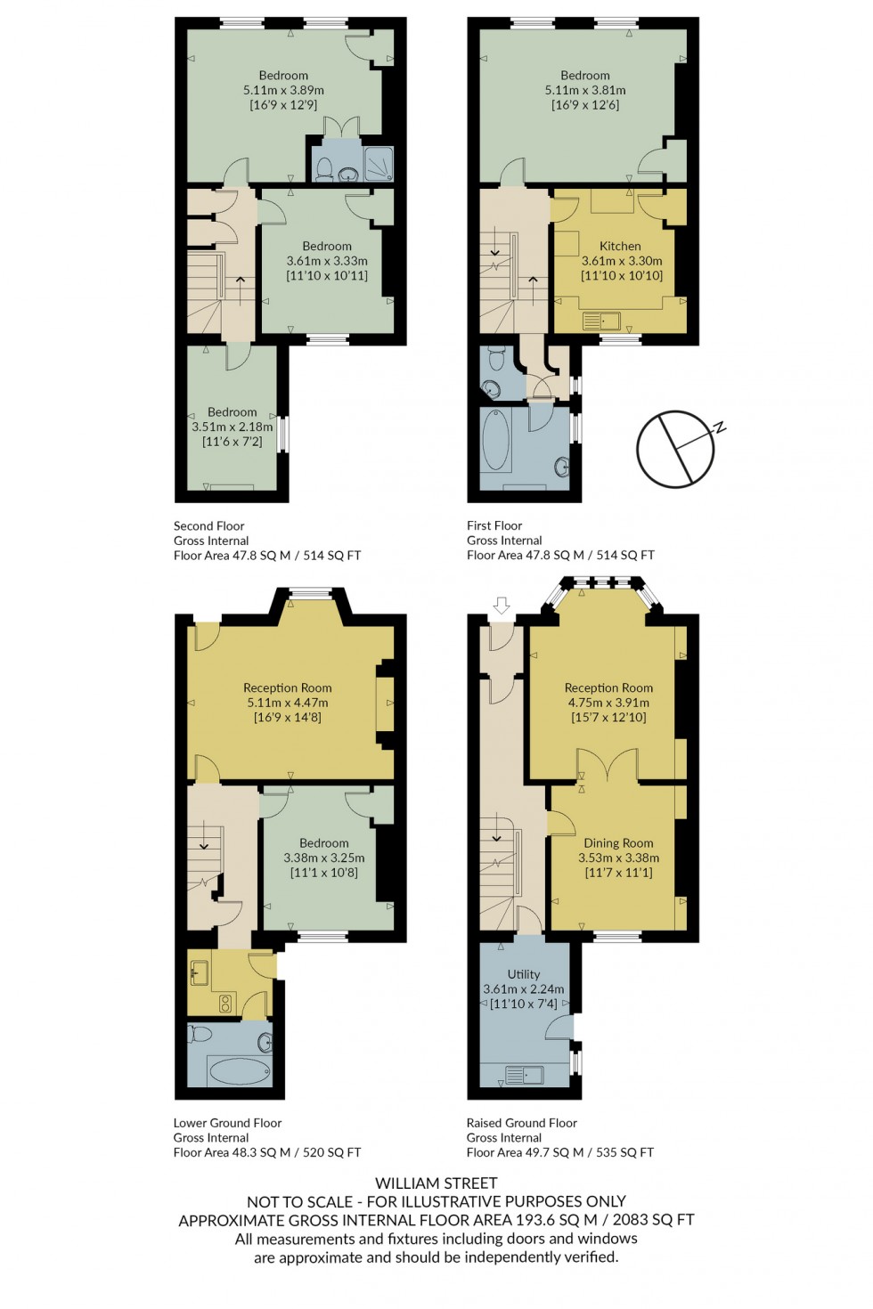 Floorplan for William Street, Herne Bay, Kent