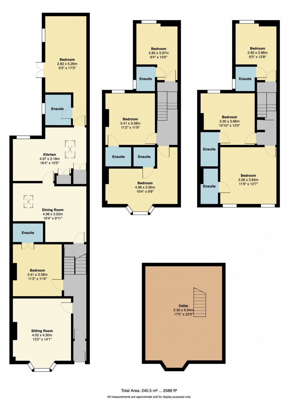 Floorplan for Central Parade, Herne Bay, Kent