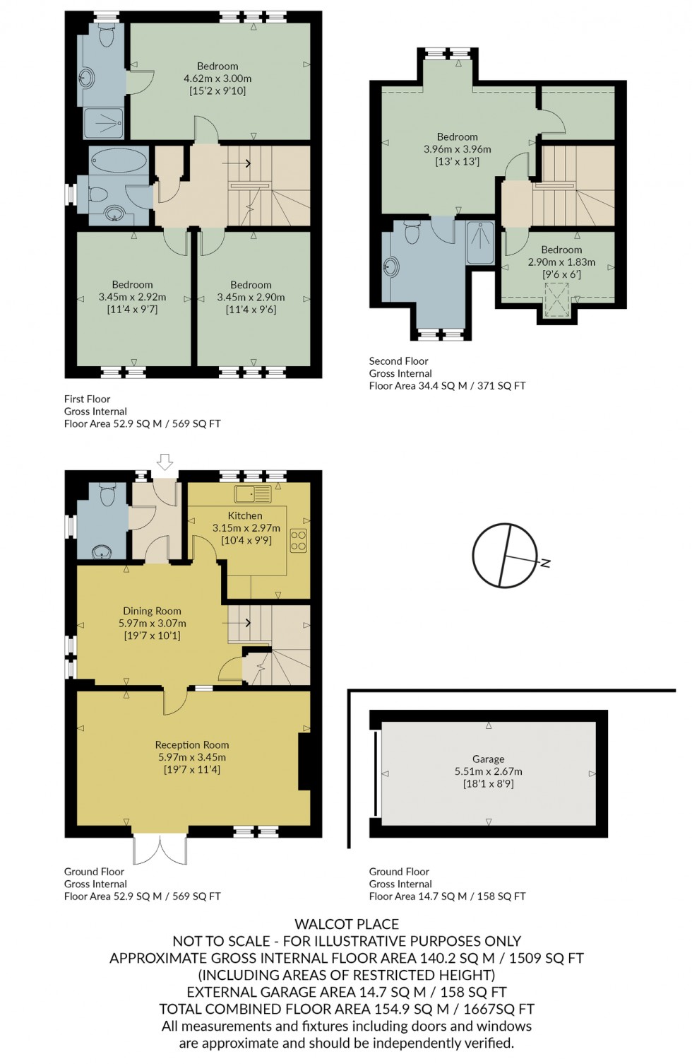 Floorplan for Walcot Place, Herne Bay, Kent