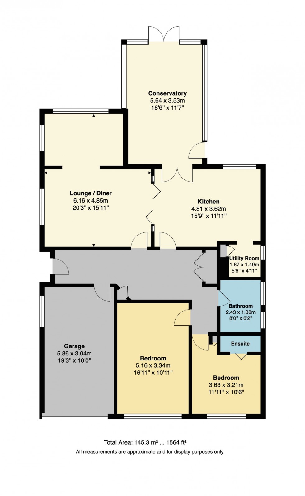 Floorplan for Fairfax Drive, Herne Bay