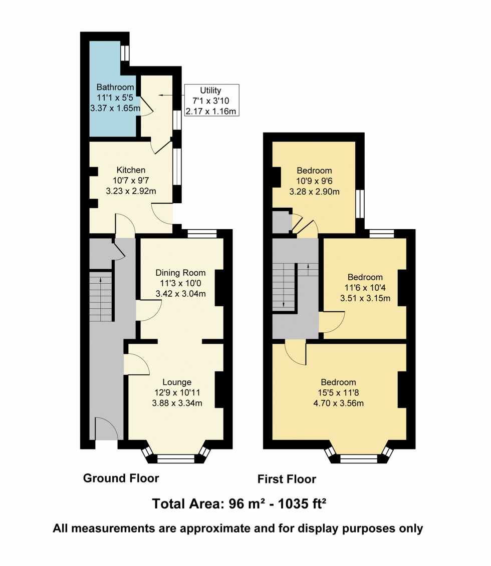 Floorplan for Underdown Road, Herne Bay