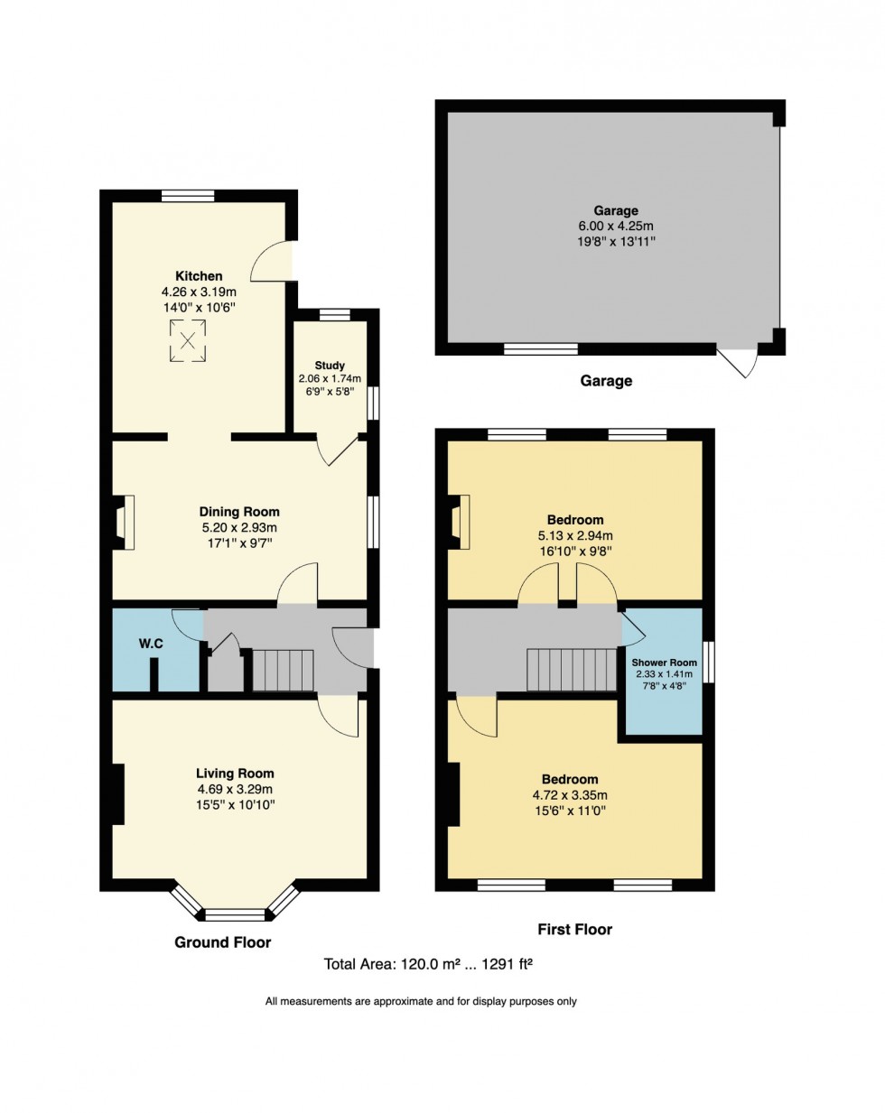 Floorplan for Glen Avenue, Herne Bay