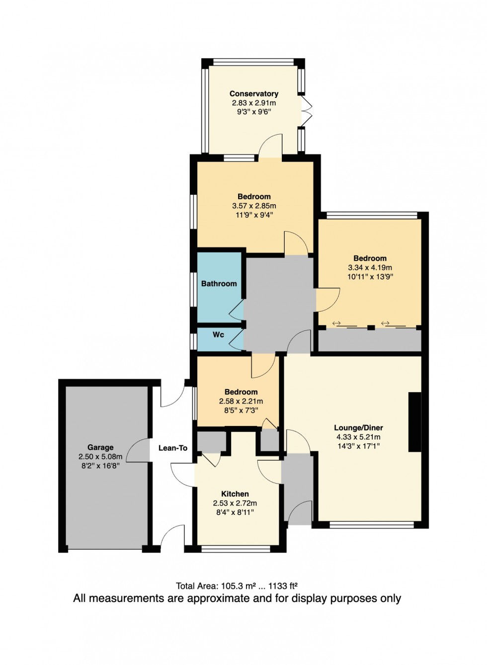 Floorplan for Mill Lane, Herne Bay