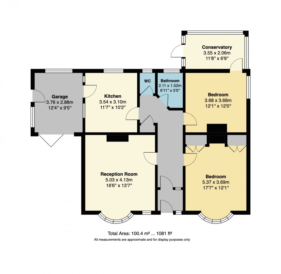 Floorplan for The Broadway, Herne Bay, Kent