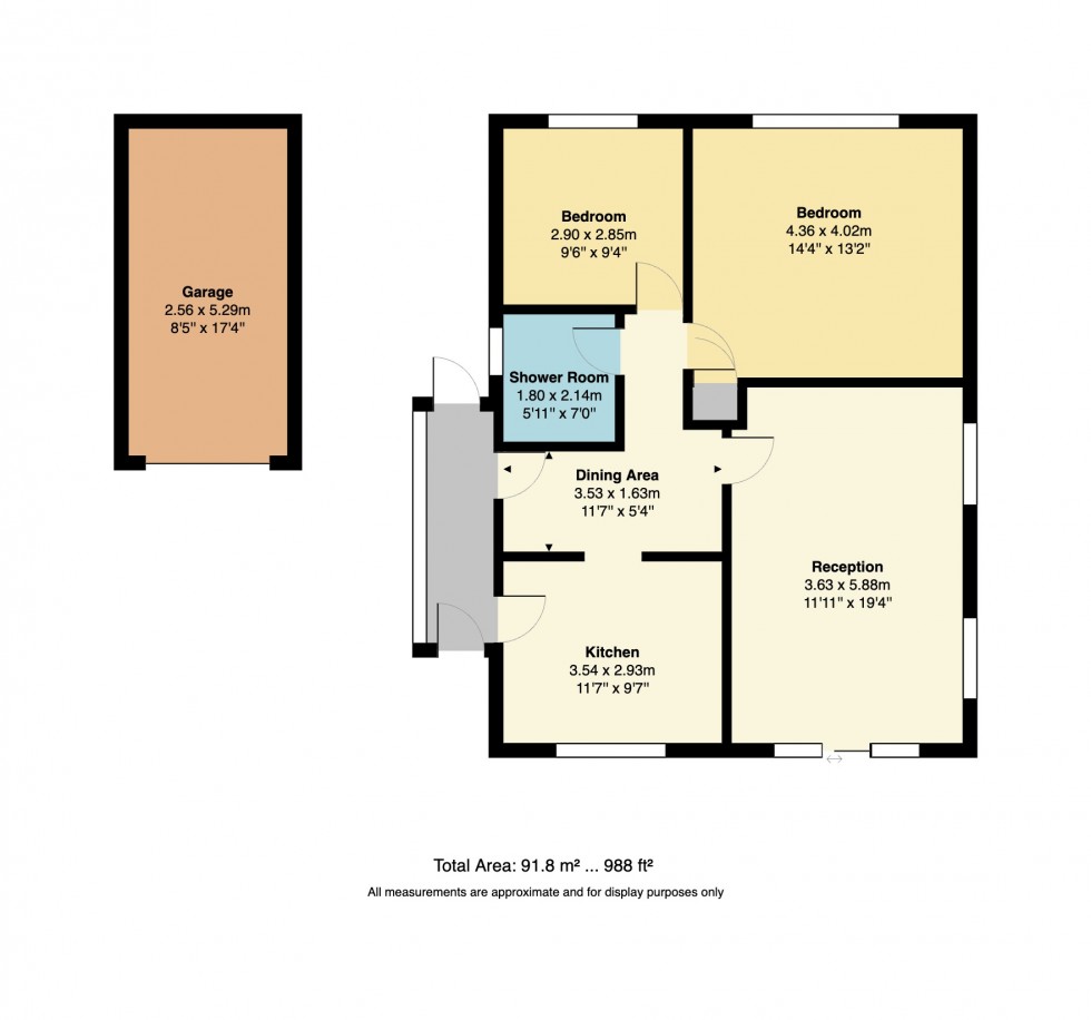 Floorplan for Meadow Close, Herne Bay