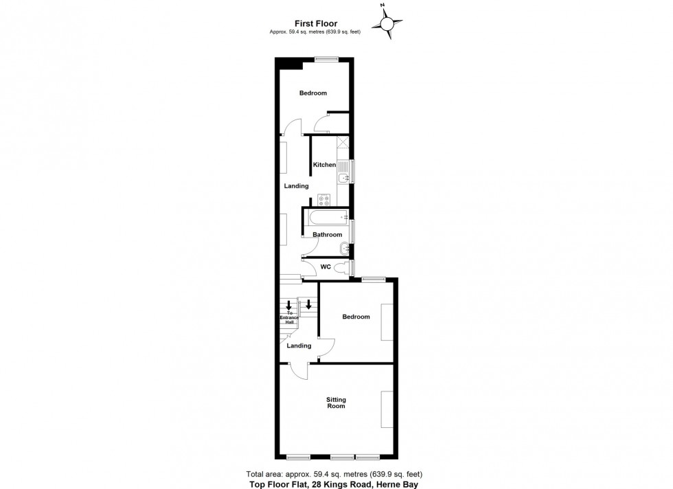 Floorplan for Kings Road, Herne Bay