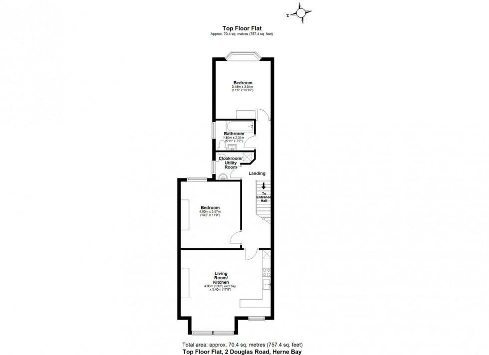 Floorplan for Douglas Road, Herne Bay