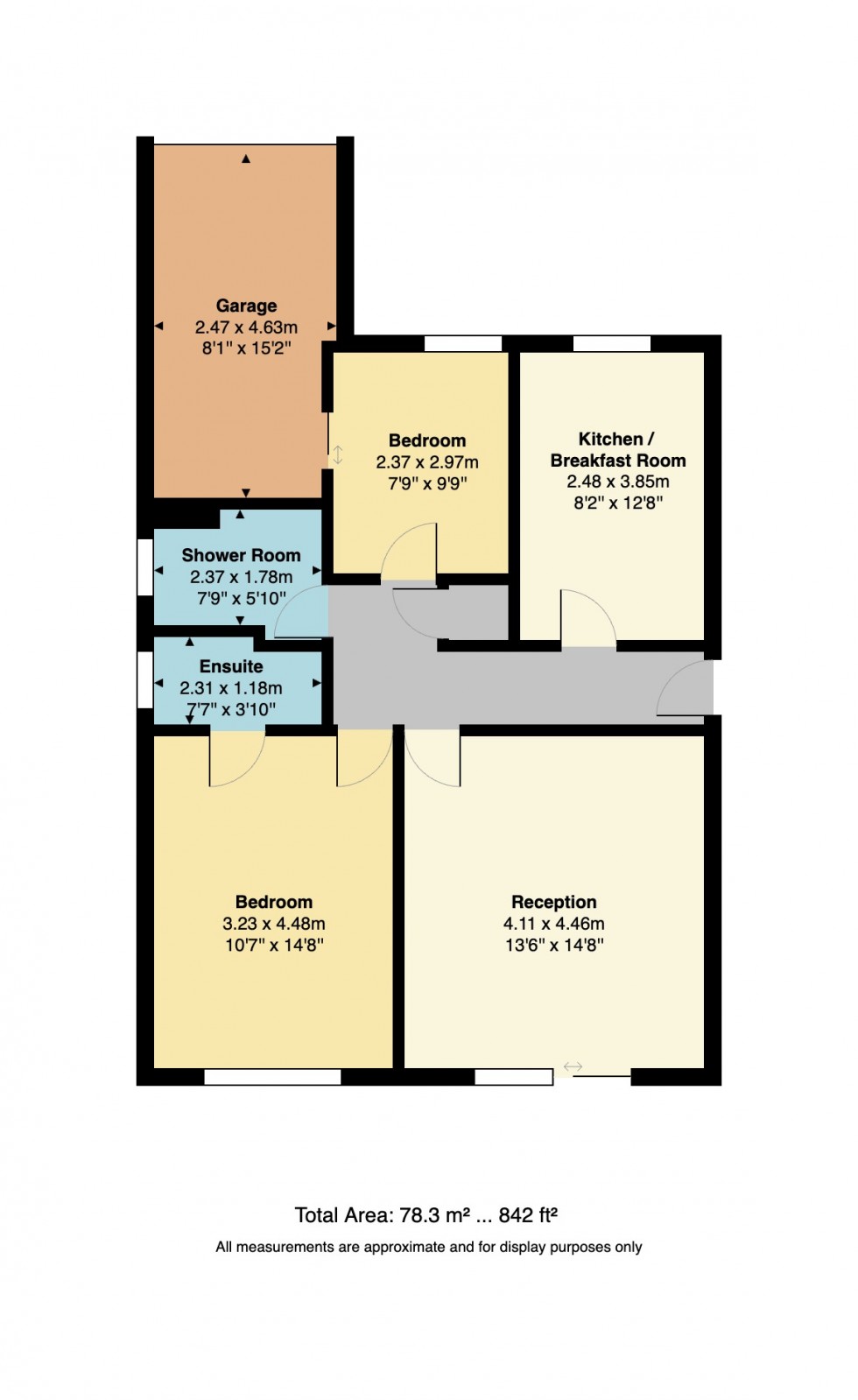 Floorplan for Priest Fields, Bishopstone, Herne Bay