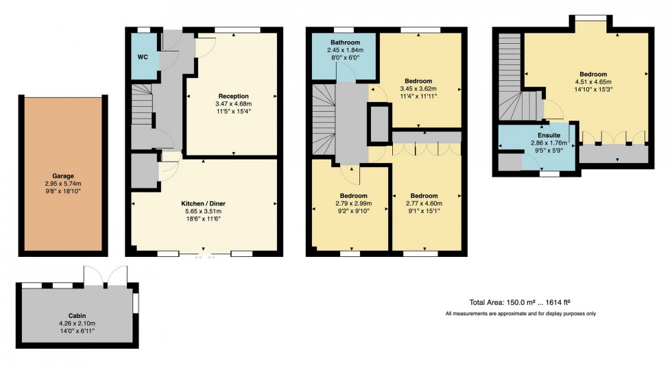 Floorplan for Bancord Avenue, Herne Bay, Kent