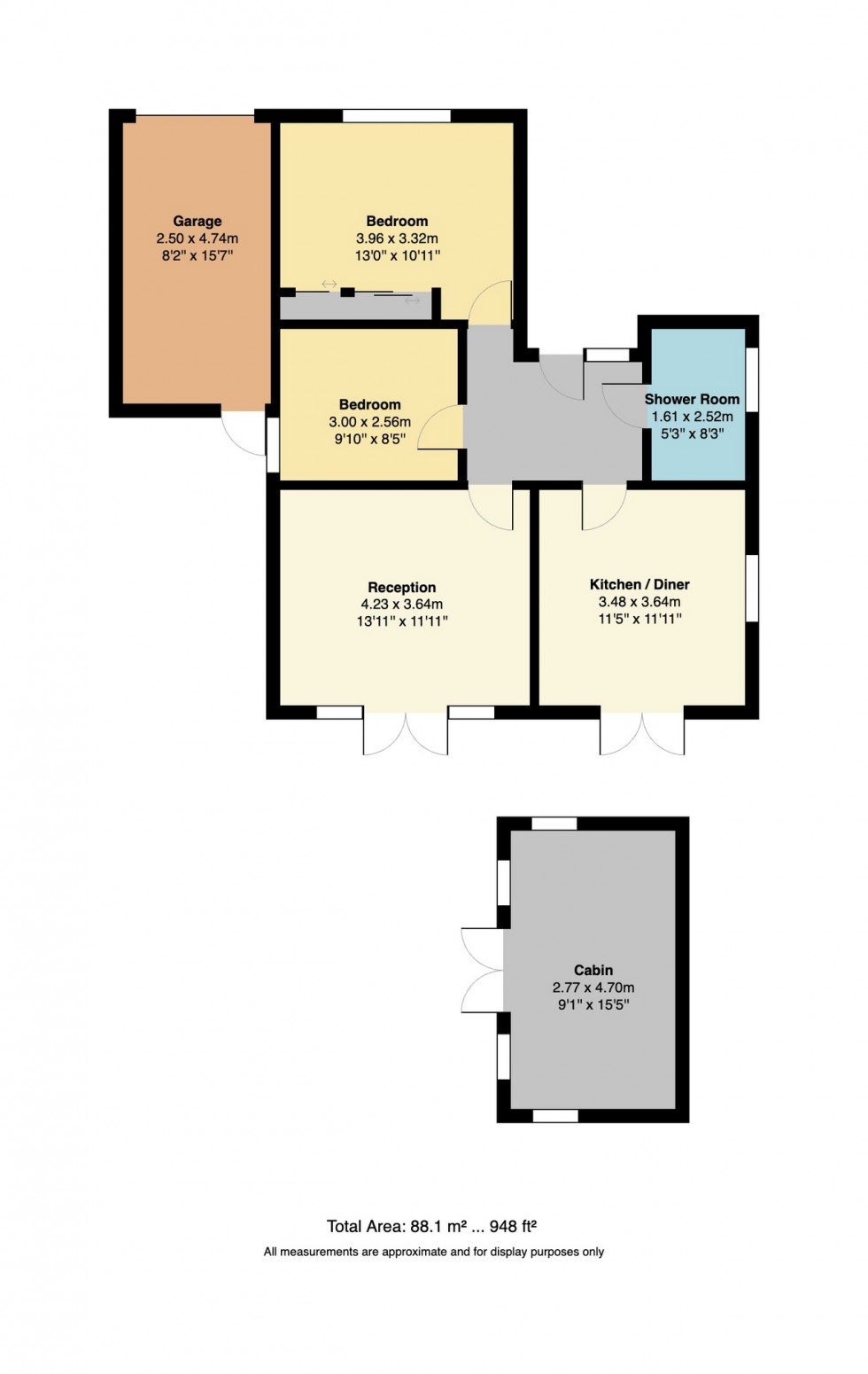 Floorplan for Willow Tree Close, Herne Bay, Kent