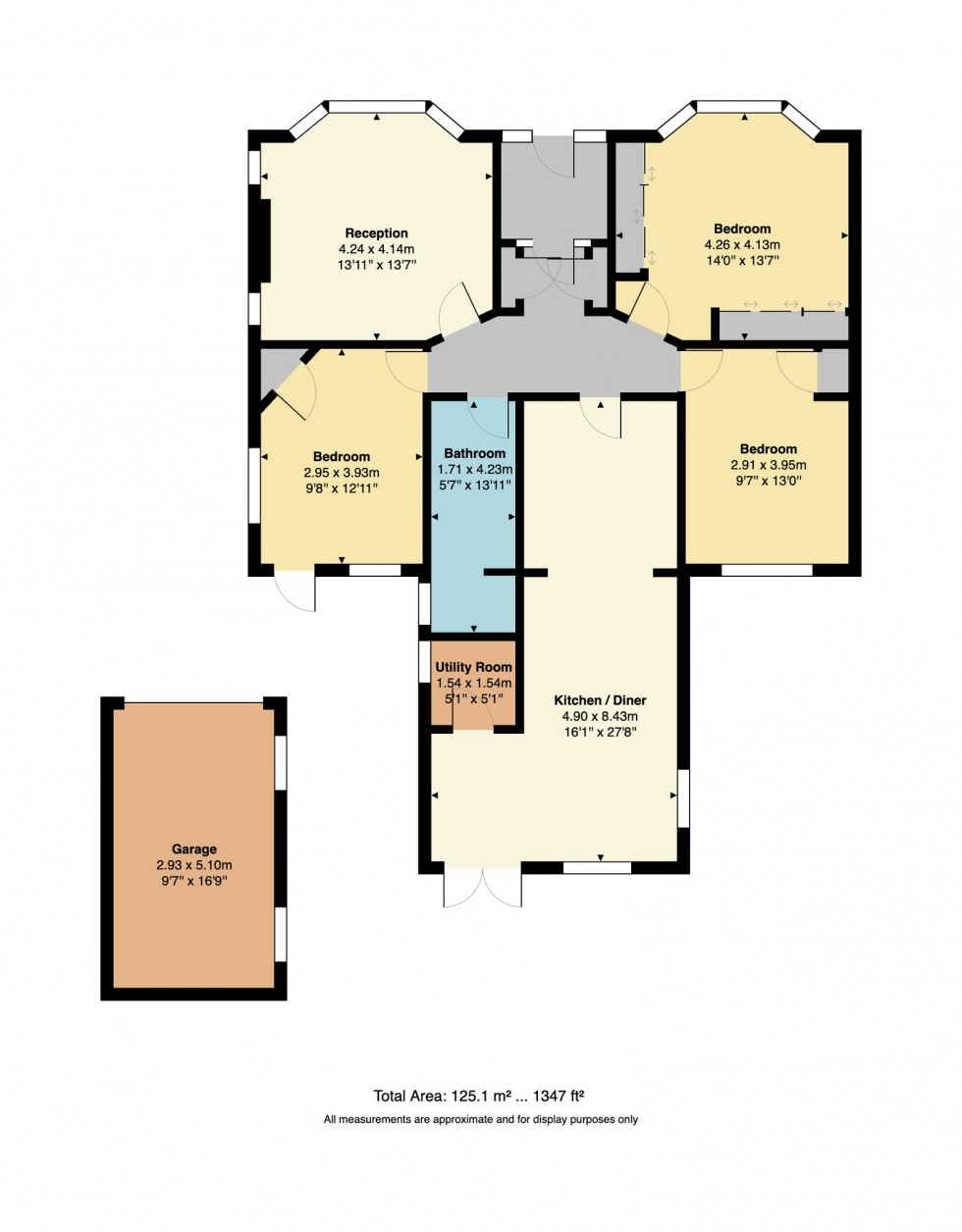 Floorplan for King Edward Avenue, Herne Bay, Kent