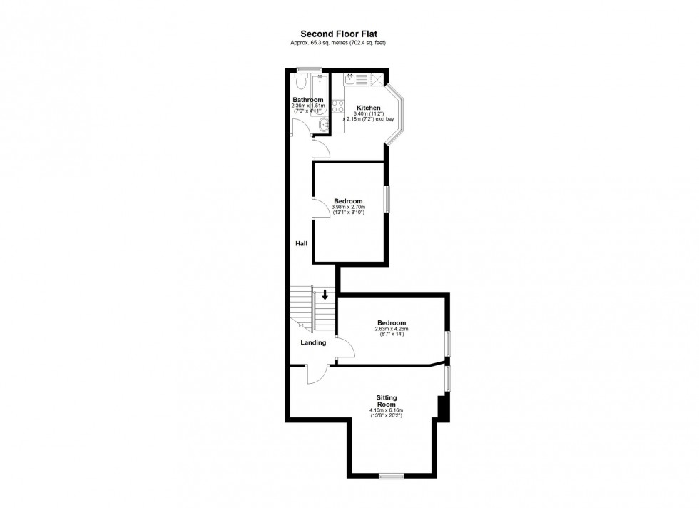 Floorplan for Victoria Park, Herne Bay, Kent