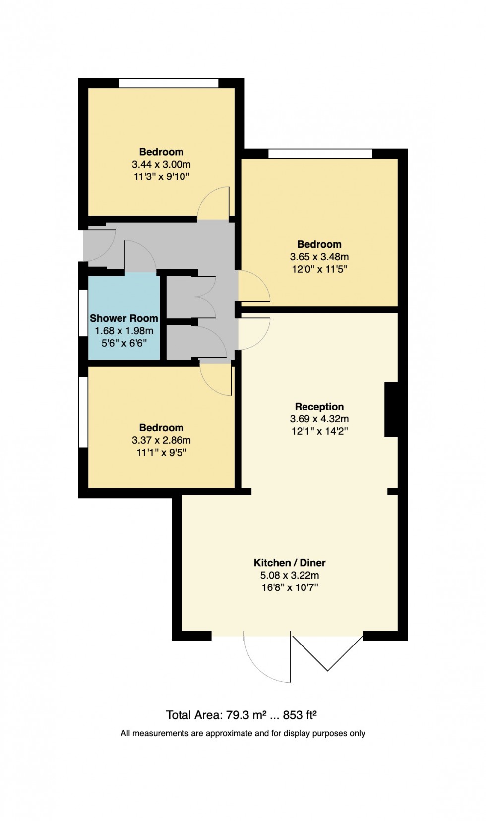 Floorplan for Blean View Road, Herne Bay, Kent